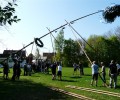 Maibaum aufstellen 2012