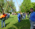 Maibaum aufstellen 2014