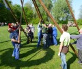 Maibaum aufstellen 2014