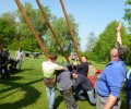 Maibaum aufstellen 2014