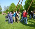 Maibaum aufstellen 2014