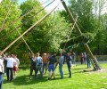Maibaum aufstellen 2018